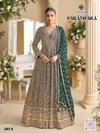 Parampara By Sayuri Gerogette Gown With Dupatta Wholesale Price In Surat